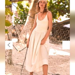 Free People white summer dress